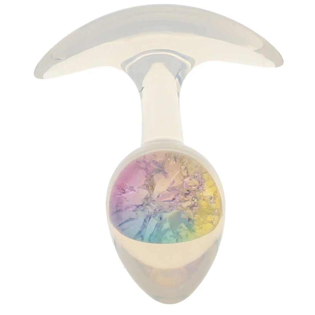 Glams Cosmic Rainbow Butt Plug in Small - Image 7