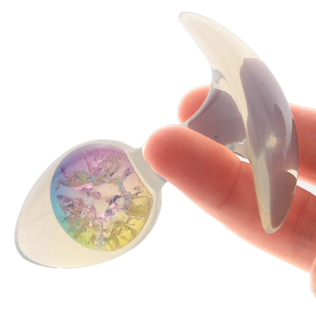 Glams Cosmic Rainbow Butt Plug in Small - Image 8