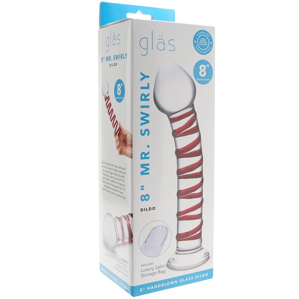 gläs 8 Inch Mr. Swirly Dildo - Image 6