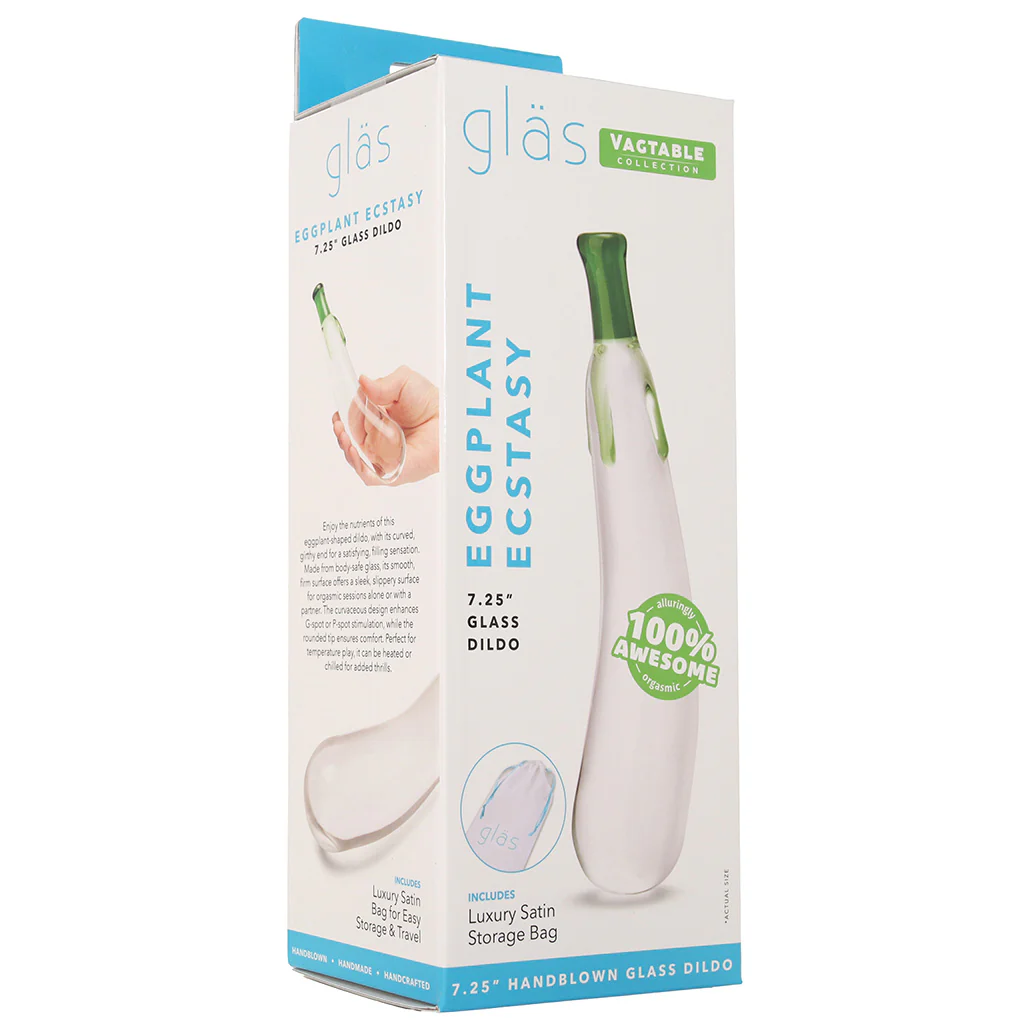 gläs Eggplant Ecstacy Glass Dildo - Image 9