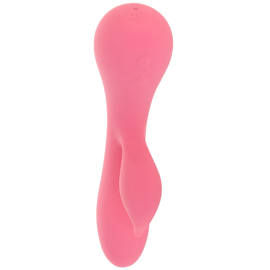 Glo Rabbit Silicone Heating Vibe in Pink - Image 5