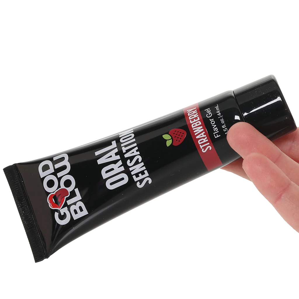 Good Blow Oral Sensation Gel 1.5oz/44.4ml in Strawberry - Image 4