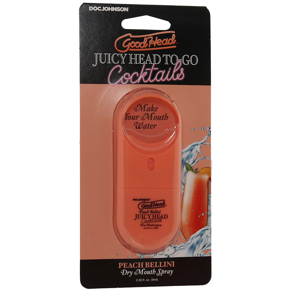 GoodHead Dry Mouth Spray To-Go in Peach Bellini - Image 9