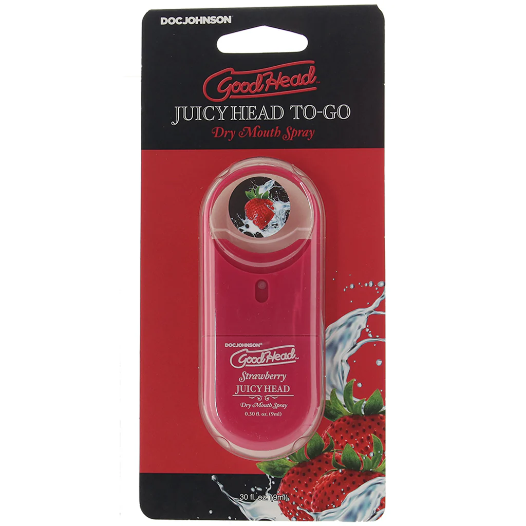 GoodHead Juicy Head Dry Mouth Spray To-Go in Strawberry - Image 6