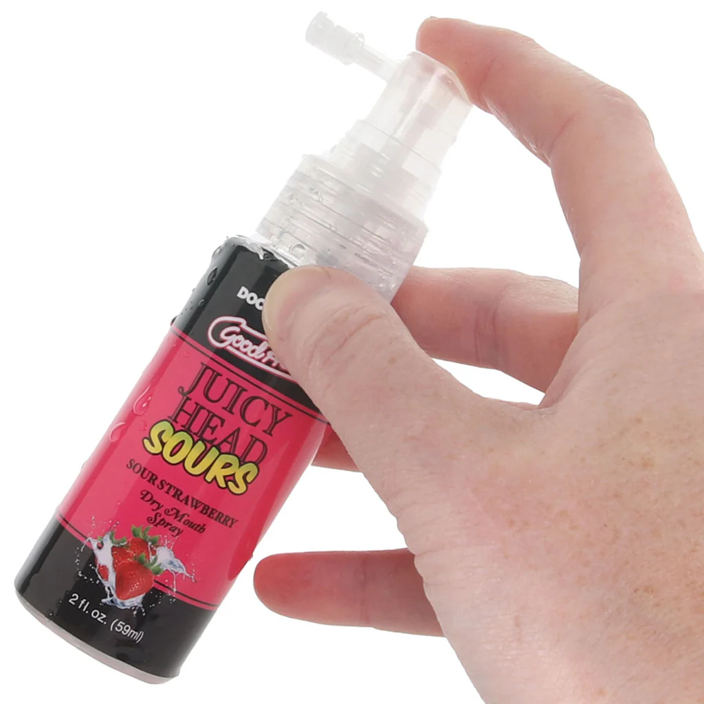 GoodHead Juicy Head Mouth Spray 2oz/59ml in Sour Strawberry - Image 2