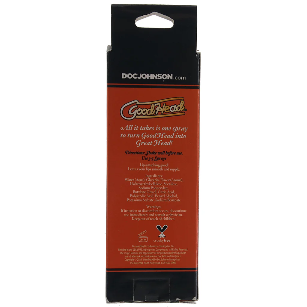 GoodHead Juicy Head Sours Mouth Spray 2oz/59ml in Peach - Image 5