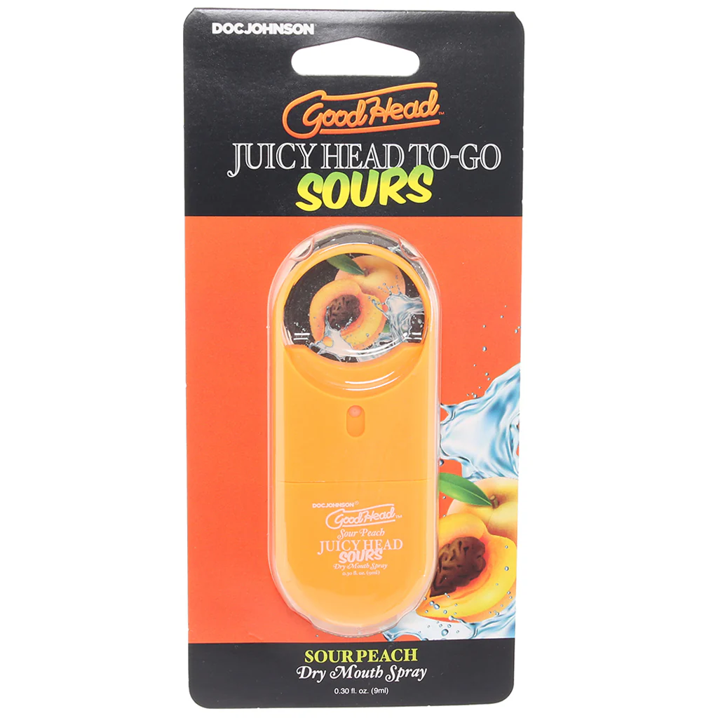 GoodHead Juicy Head Sours Spray To-Go in Peach - Image 6