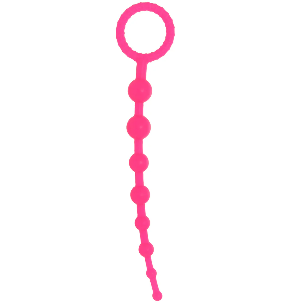 PinkCherry Graduated Anal Beads in Pink