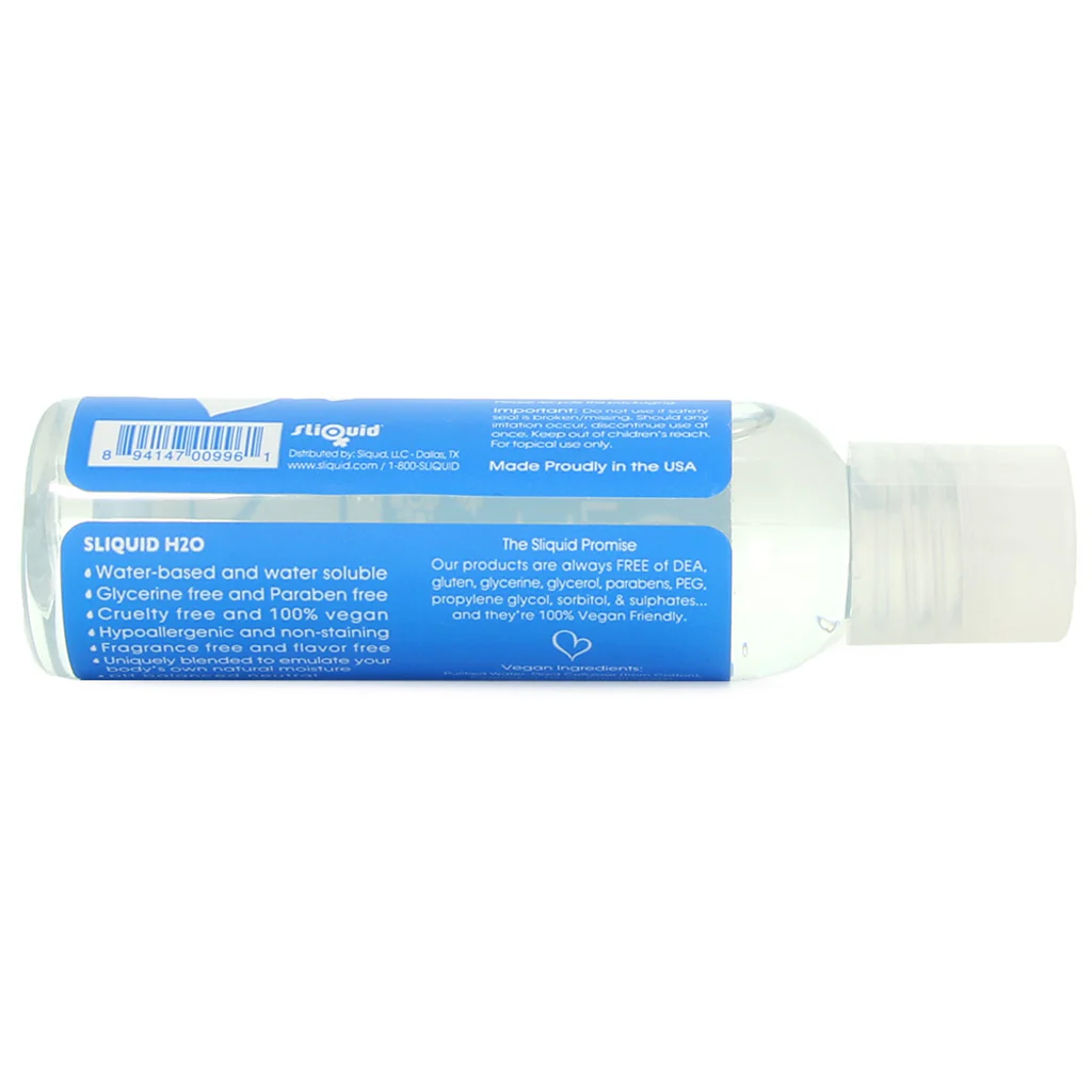 H2O Glycerine Free Natural Lube in 2oz/60ml - Image 2