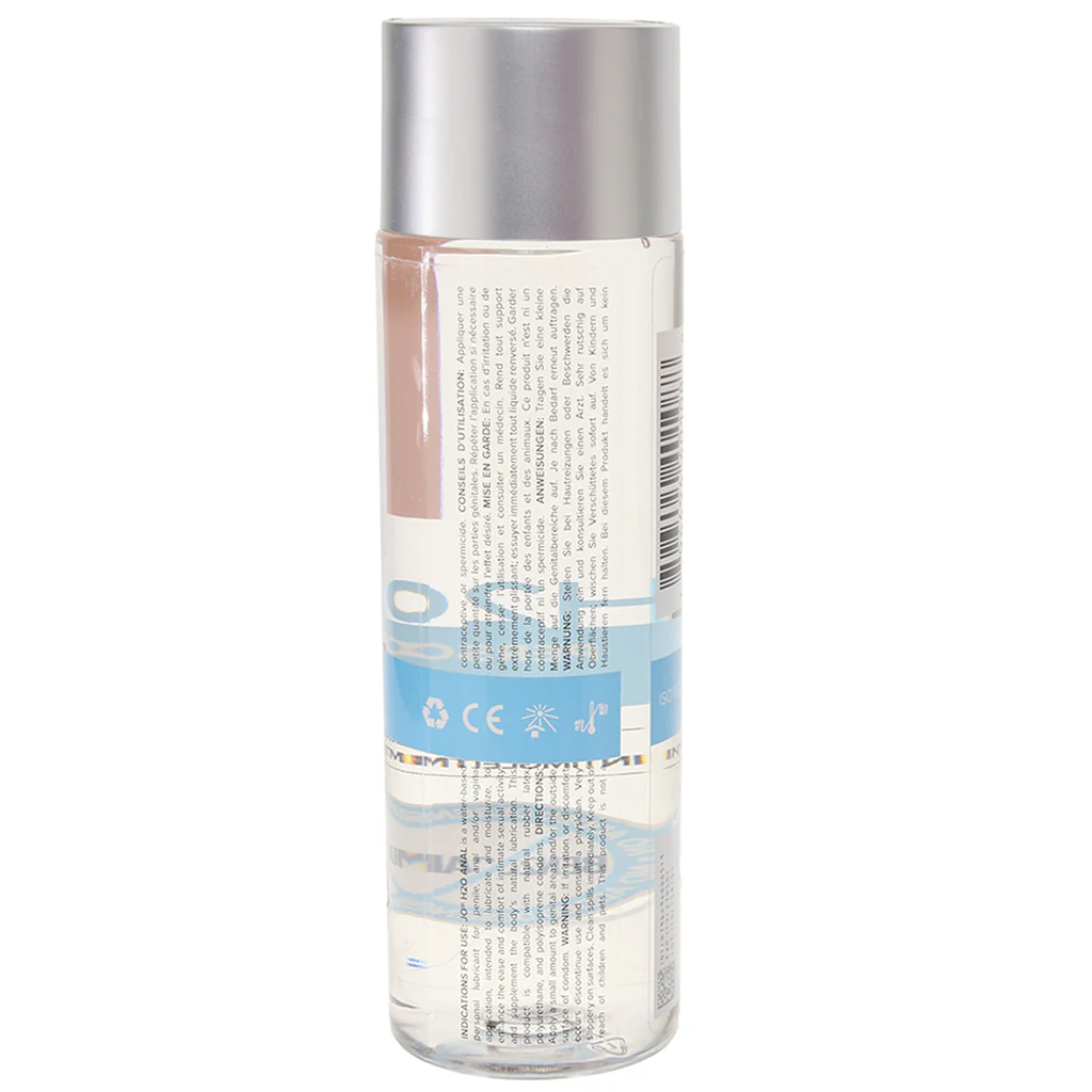 H2O Personal Anal Lubricant in 8oz/237ml - Image 3