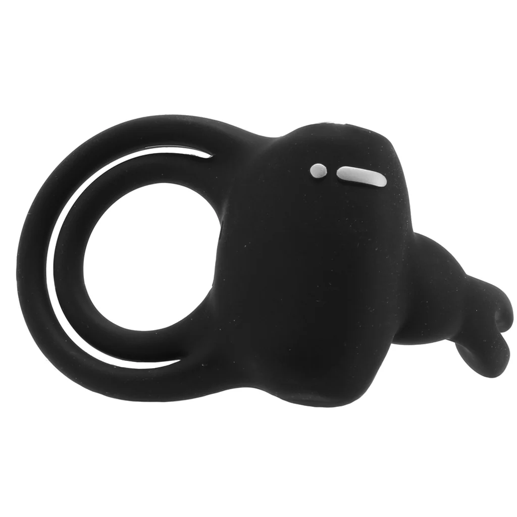 Happy Rabbit Vibrating Cock Ring in Black - Image 3