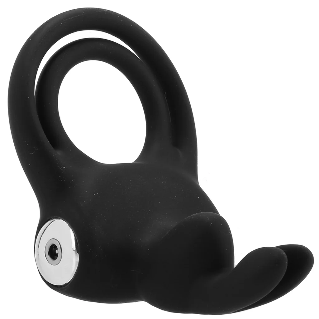 Happy Rabbit Vibrating Cock Ring in Black - Image 4