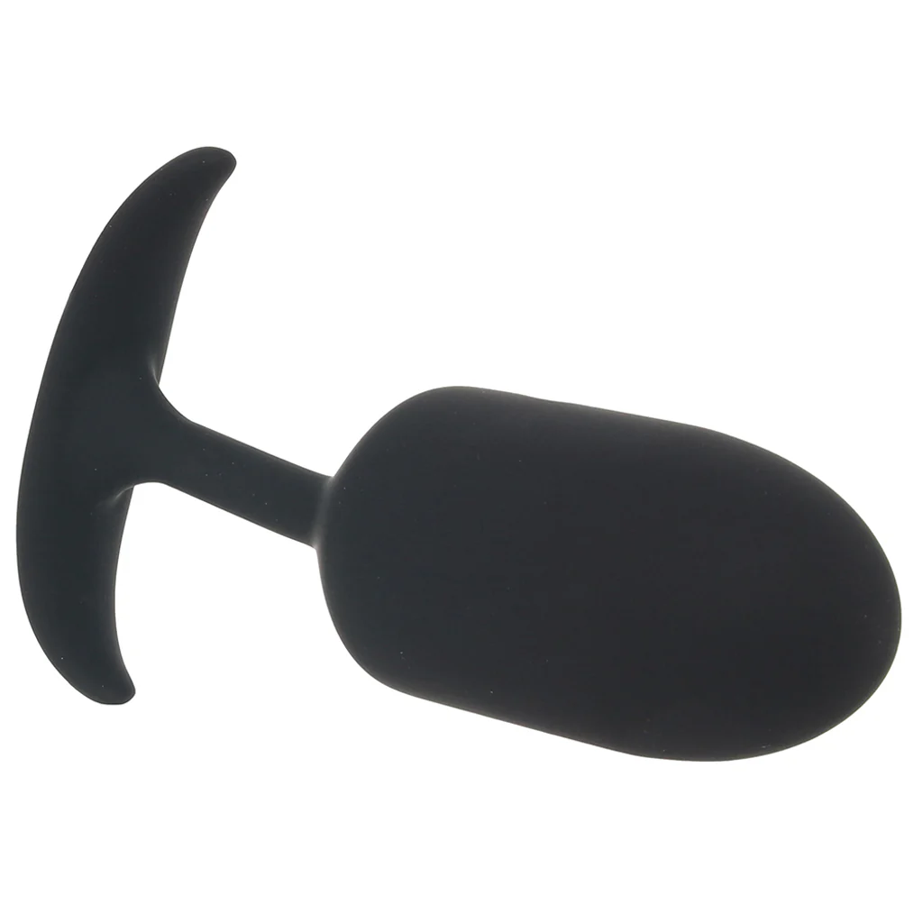 Heavy Hitters Weighted Silicone Anal Plug Vibe - Image 3