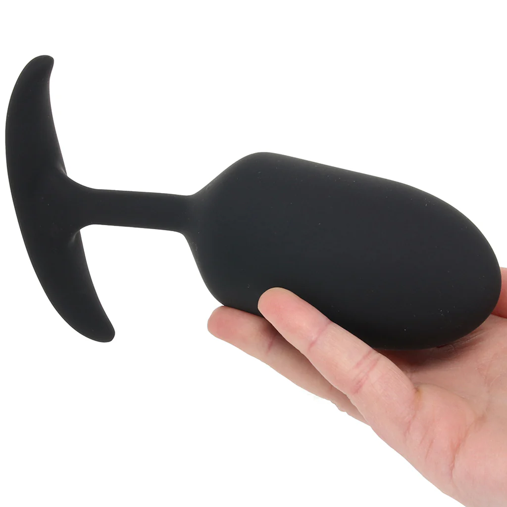 Heavy Hitters Weighted Silicone Anal Plug Vibe - Image 4