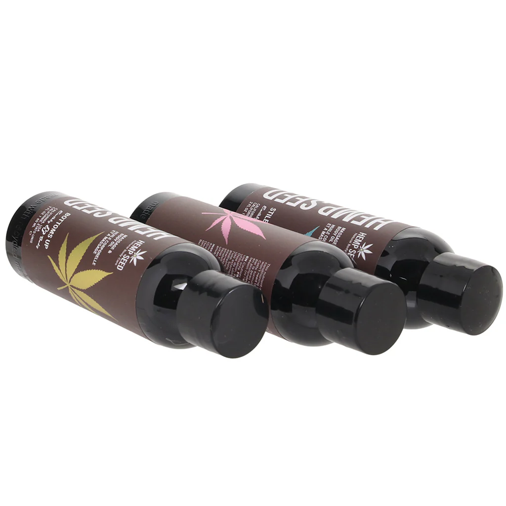 Hemp Seed Massage Oil Gift Set in 3 x 2oz/60ml - Image 2