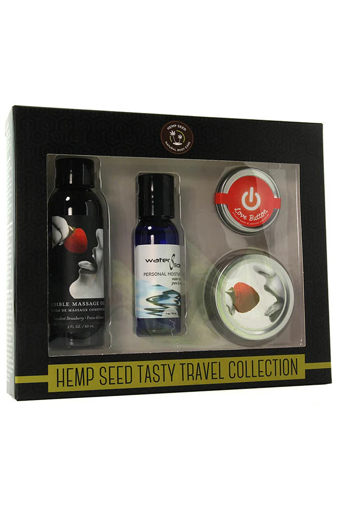 Hemp Seed Tasty Travel Set in Strawberry - Image 4