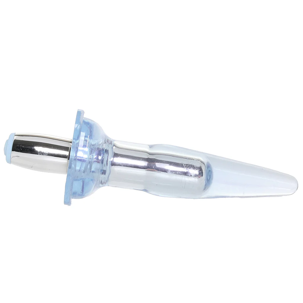High Intensity Vibro Tease Anal Probe in Ice Blue - Image 3
