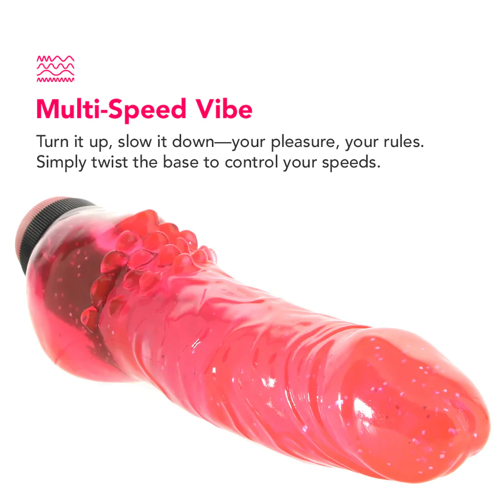 Hot Pinks Clitterific 8 Inch Vibe - Image 2