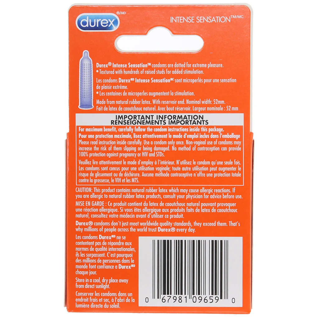 Intense Sensation Condoms in 3 Pack - Image 6