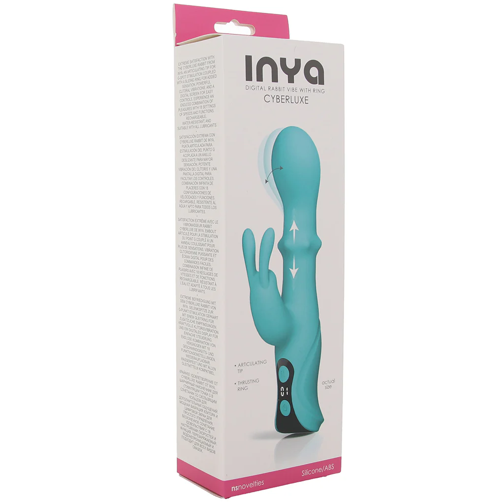 Inya Cyberluxe Rabbit Vibe with Thrusting Ring - Image 9