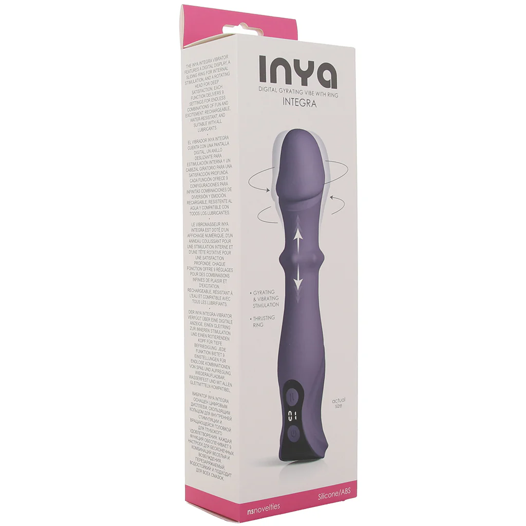 Inya Integra Digital Gyrating Vibe with Thrust Ring - Image 9