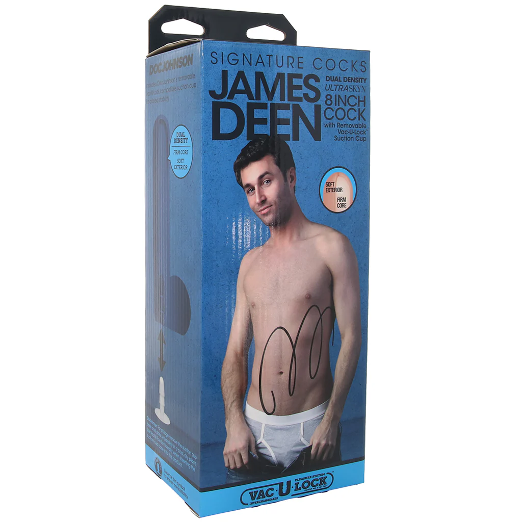 James Deen 8 Inch ULTRASKYN Vac-U-Lock Cock - Image 9