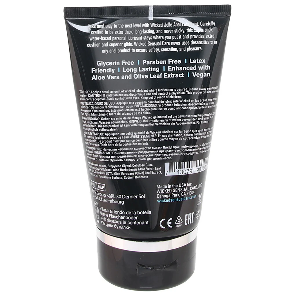 Jelle Water Based Anal Lubricant in 4oz/120ml - Image 6