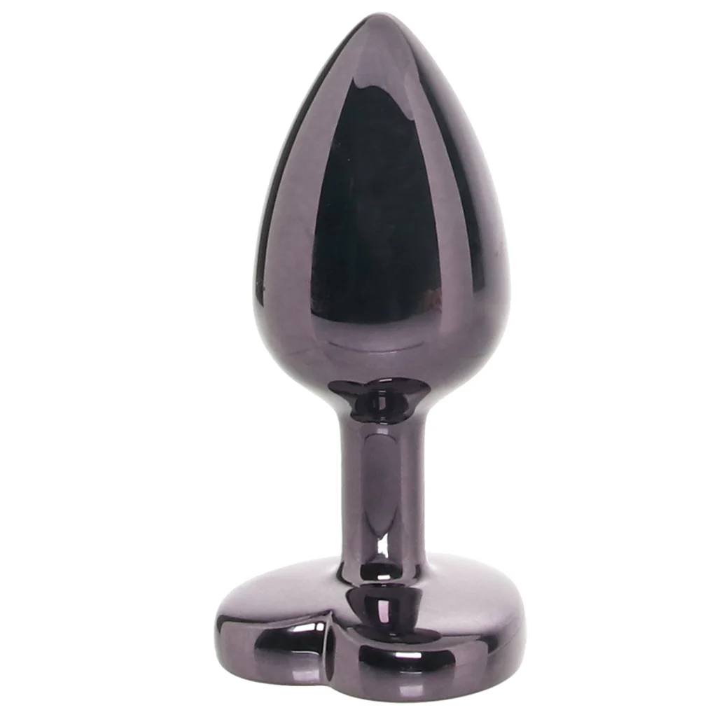 Jewel Black Diamond Heart Plug in Small - Image 3