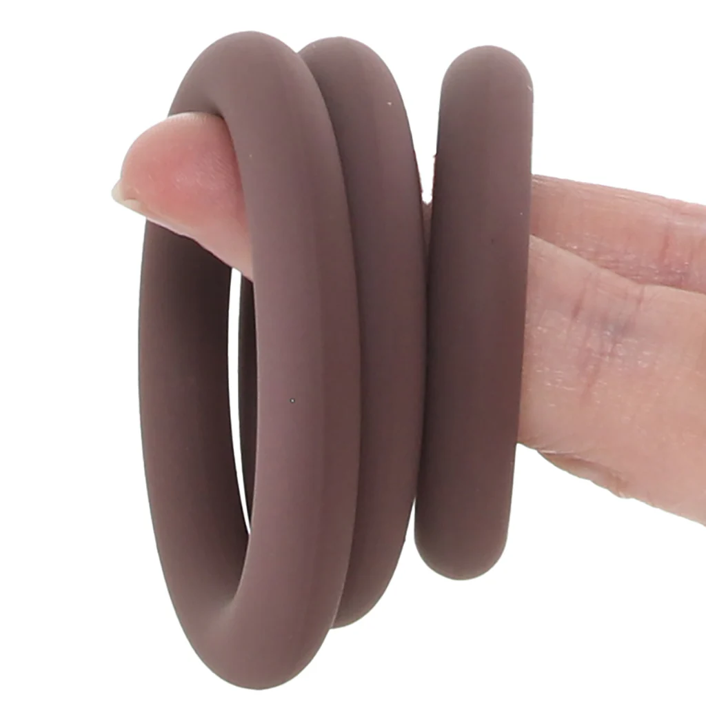 Jock Discreet Silicone Cock Ring Set in Dark - Image 4