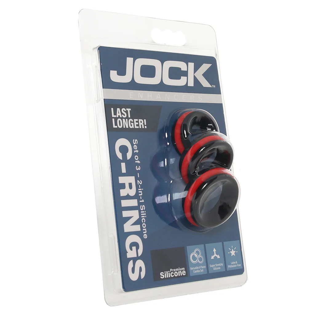 Jock Enhancers 2-in-1 Silicone C-Ring Set - Image 9