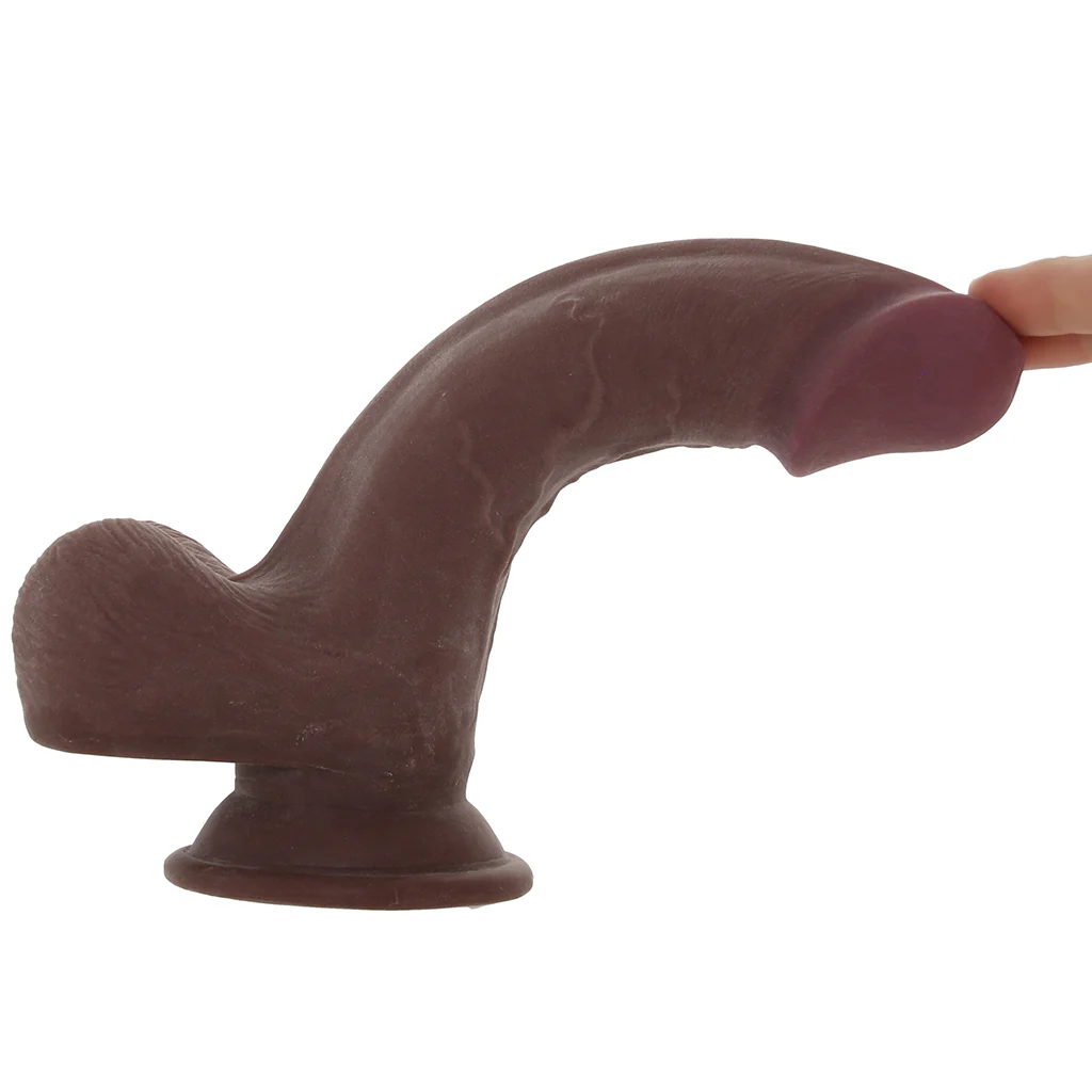 Jock Hard-Core 7.5 Inch Triple Density Dildo in Dark - Image 7