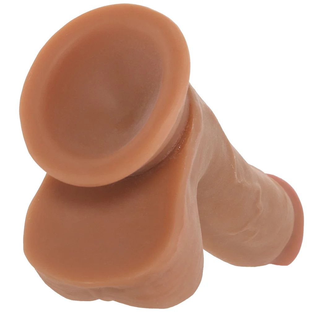 Jock Hard-Core 7.5 Inch Triple Density Dildo in Tan - Image 5