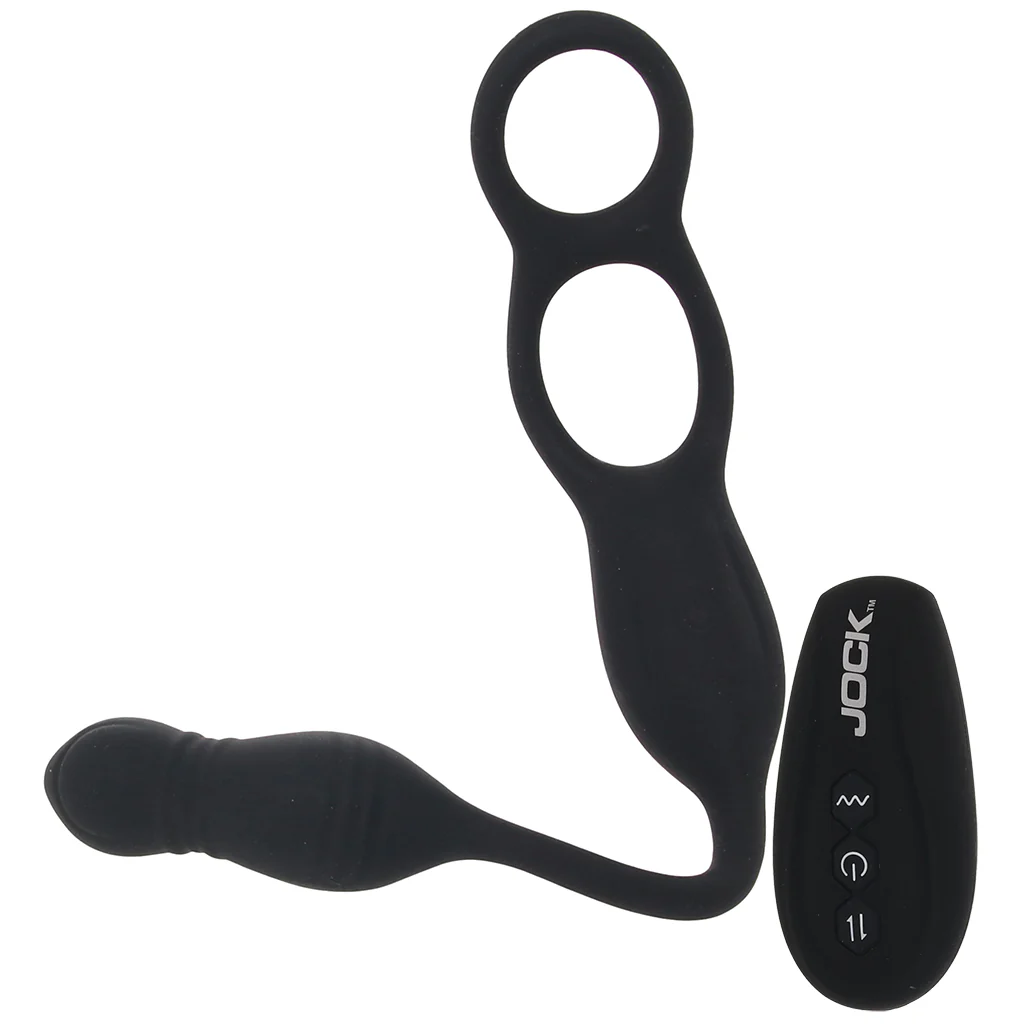 Jock Hyper Thrusting Anal Plug with Cock Ring
