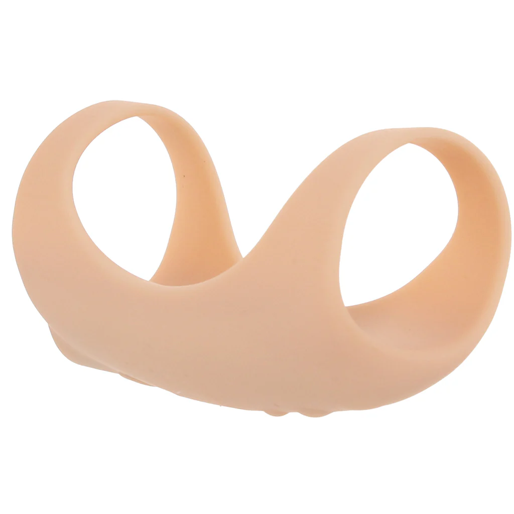 Jock Vibrating Silicone Penis Sleeve in Light - Image 8