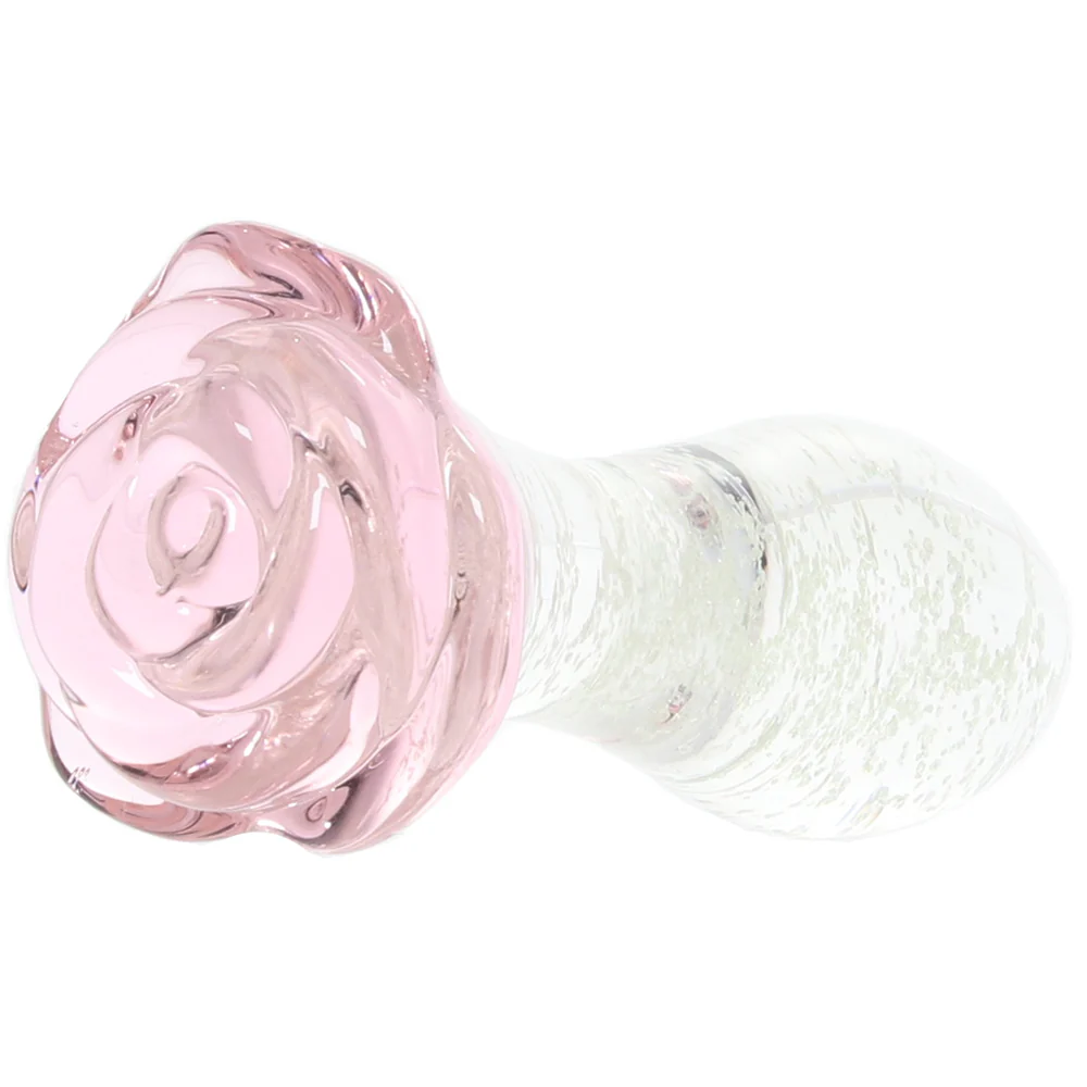 Juicy Glass Glowing Rose Bud Plug - Image 5