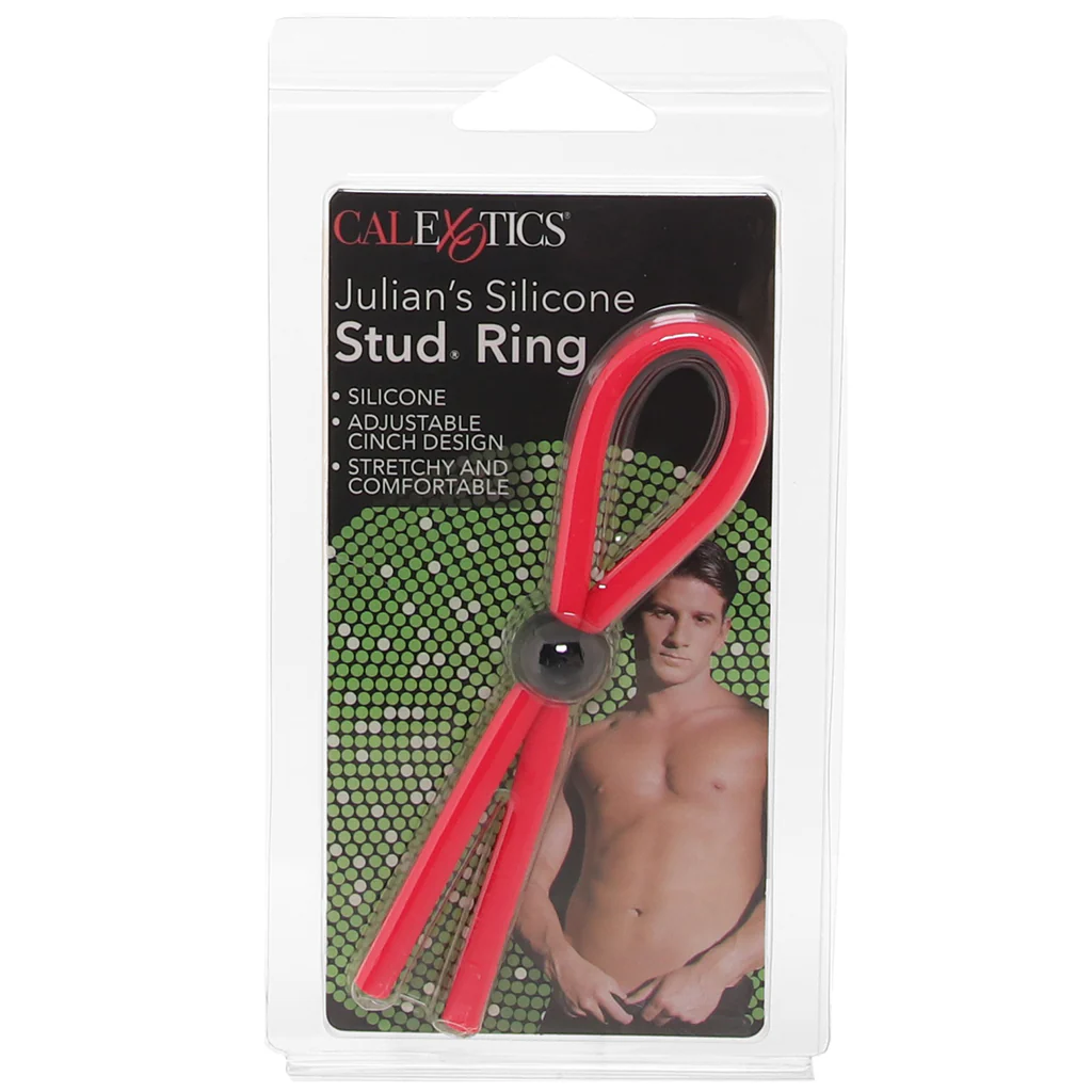 Julian's Silicone Stud Lasso Cock Ring in Assorted - Image 9