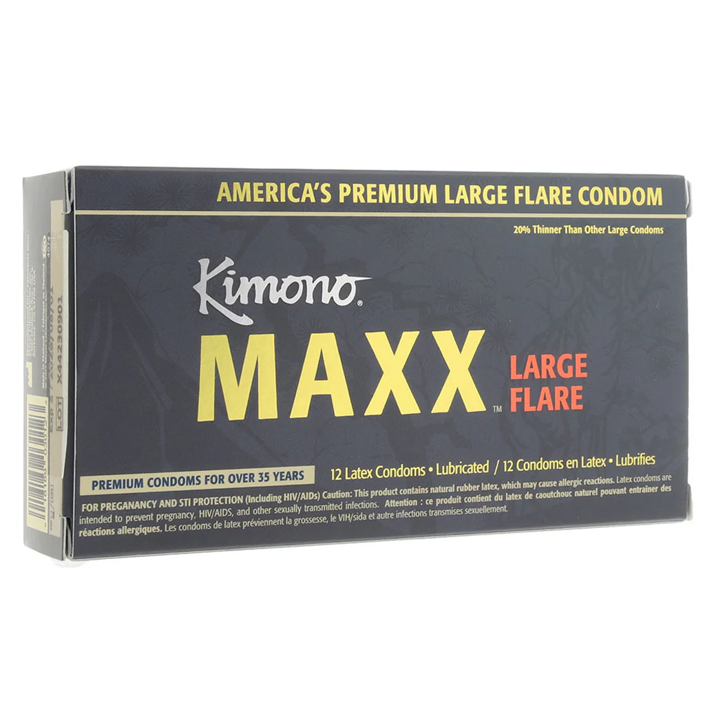 Kimono MAXX Large Flare Condoms in 12 Pack - Image 3
