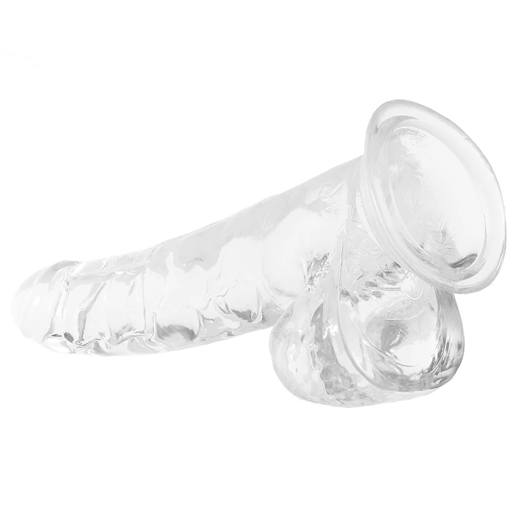 King Cock 11 Inch Ballsy Dildo in Clear - Image 5