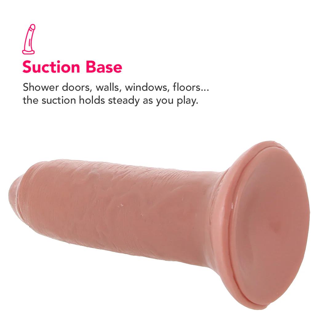 King Cock 6 Inch Slide-Skin Uncut Cock in Vanilla - Image 5
