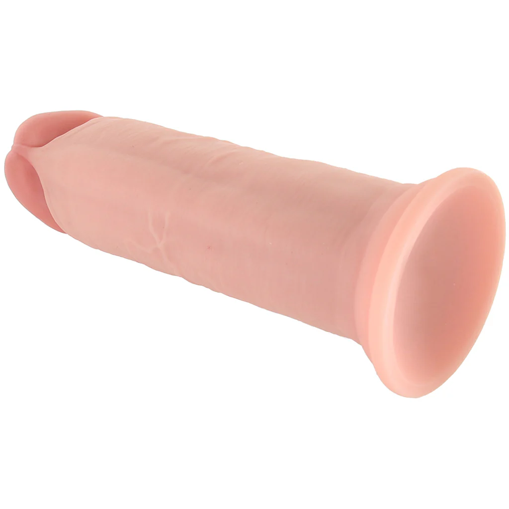 King Cock Elite Dual Density 8 Inch Silicone Cock in Light - Image 5