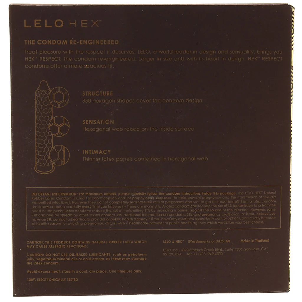 Lelo Hex Respect XL Condoms 36-Pack - Image 4