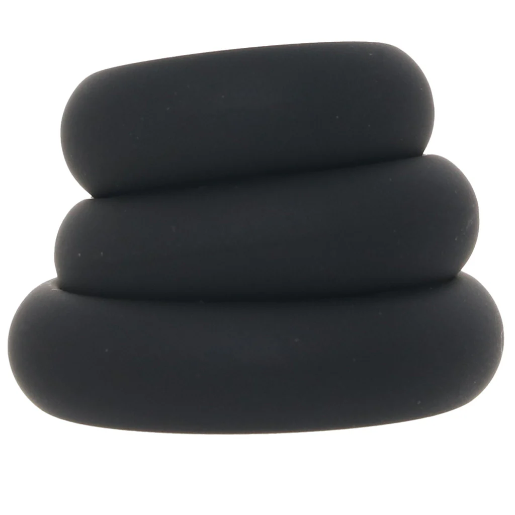 LEVELZ 3 Piece Wide O Cock Ring Set in S-L - Image 8