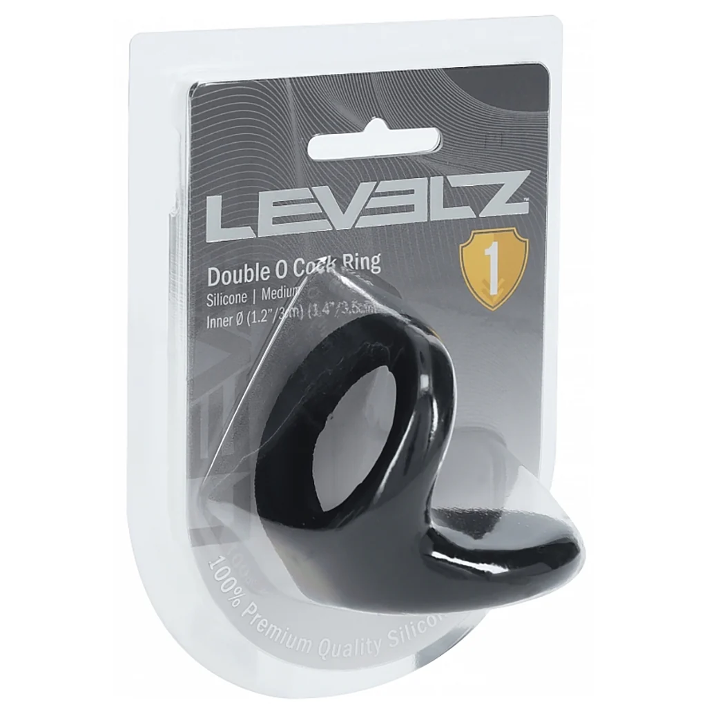 LEVELZ Medium Double O Cock Ring in 1.2"/3cm - Image 9