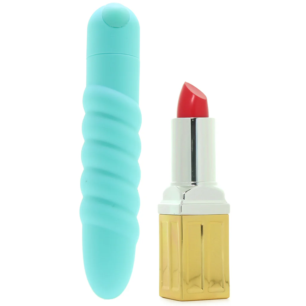 Lola Rechargeable Twisty Bullet Vibe in Teal - Image 4
