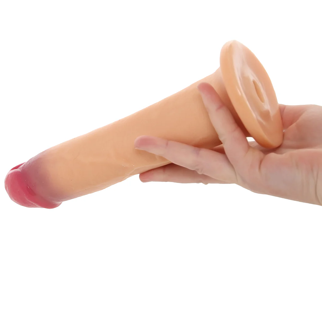 LoveBotz 9 Inch Cock Lock Dildo in Light - Image 8