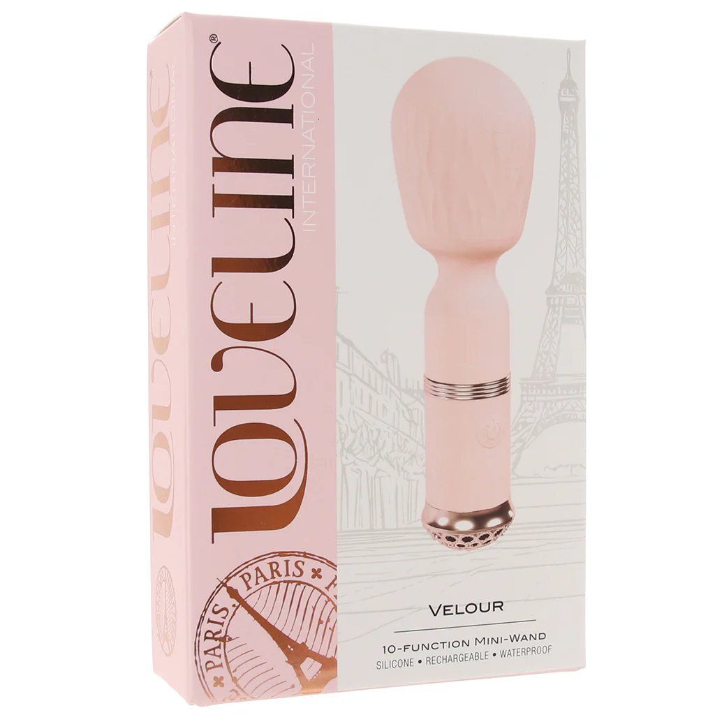 Loveline Velour Mini Wand Vibe - Image 9