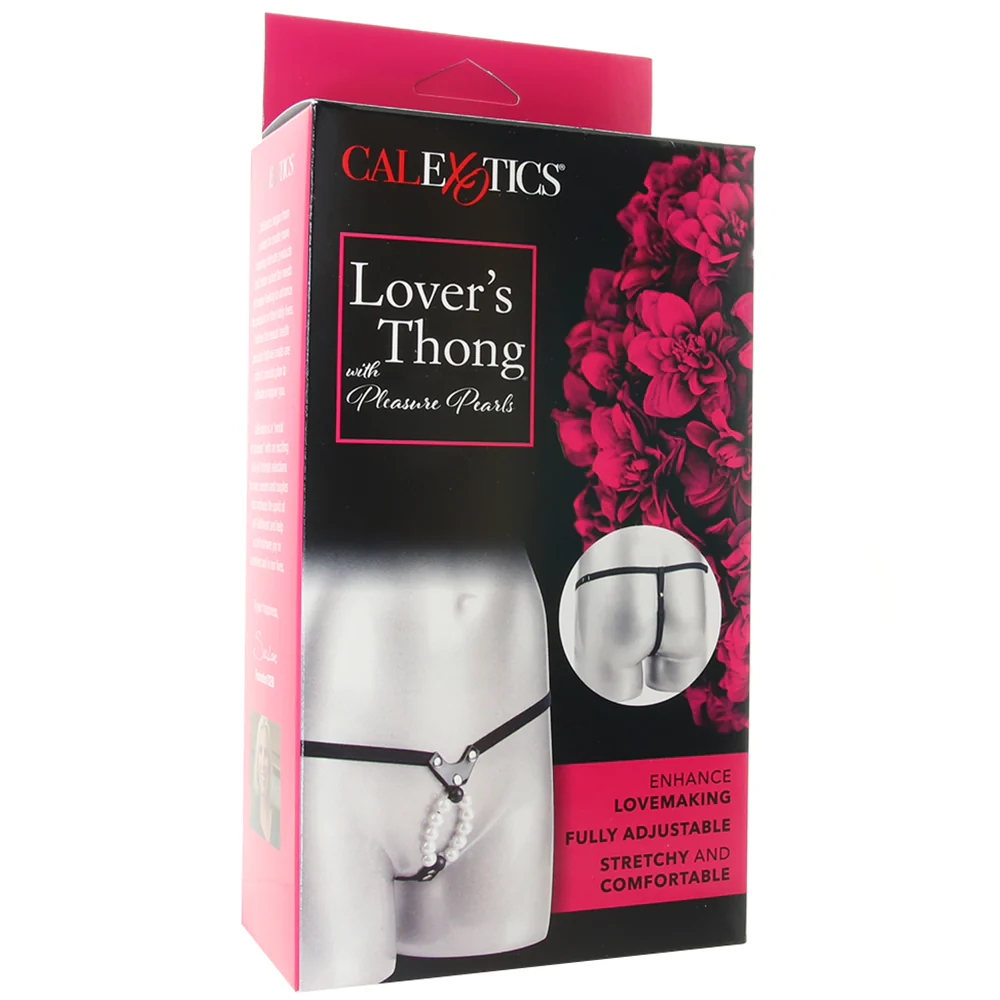 Lover's Thong with Pleasure Pearls - Image 6