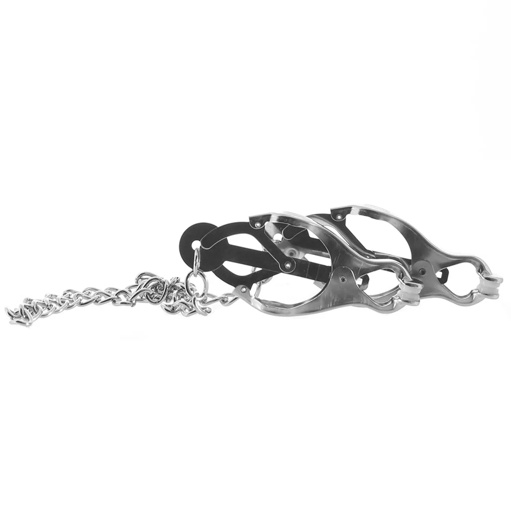Lux Fetish Japanese Clover Nipple Clips - Image 5