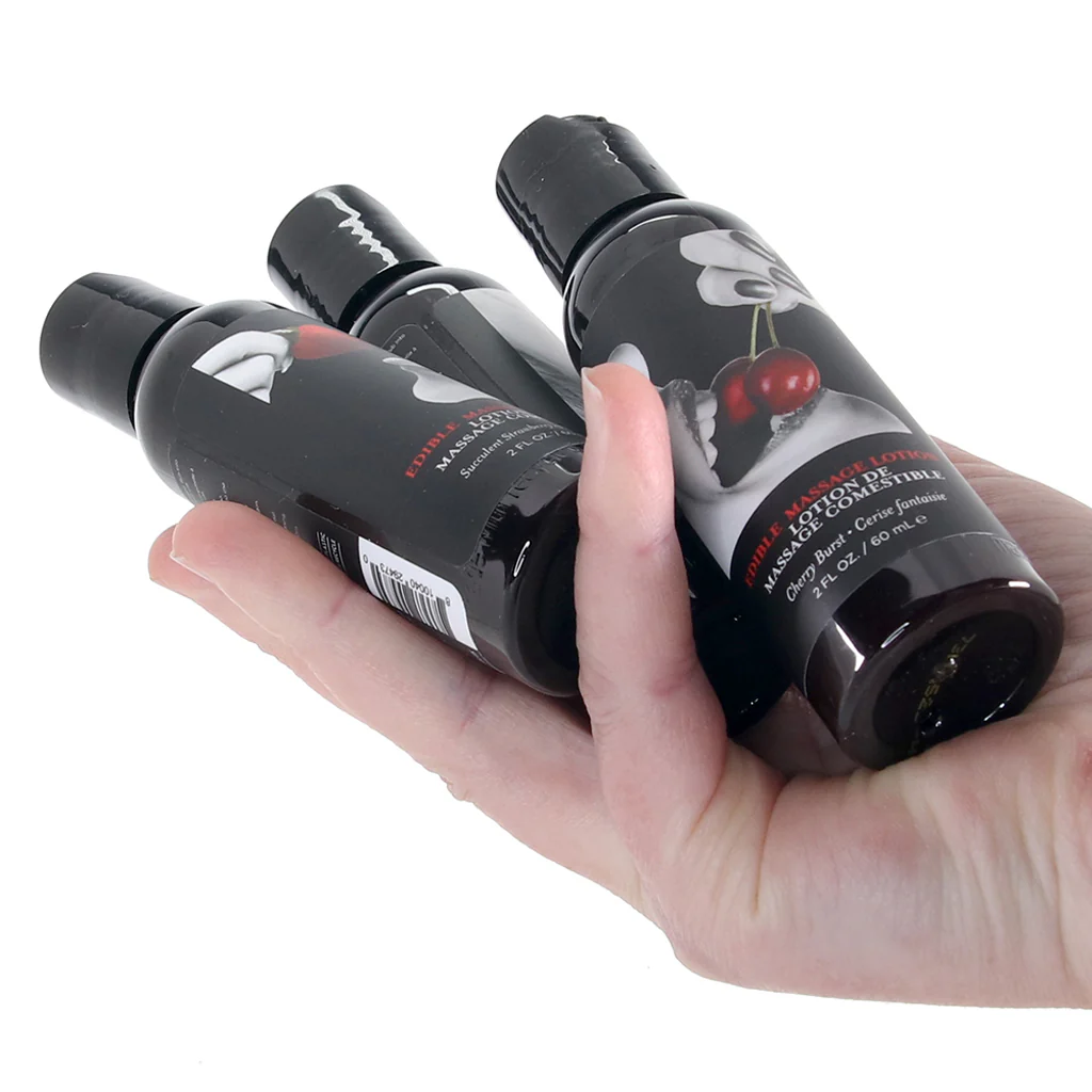 Massage A Trois Edible Massage Lotion Gift Set in 2oz/60ml - Image 4