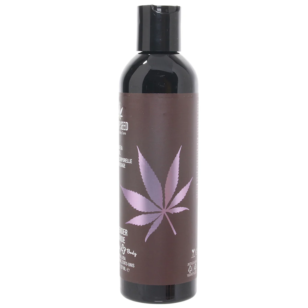 Hemp Seed Massage Oil 8oz/236ml in Lavender - Image 5